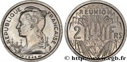 ÎLE DE LA RÉUNION - UNION FRANCAISE Essai de 2 Francs 1948 Paris