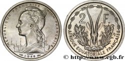 AFRIQUE ÉQUATORIALE FRANÇAISE - UNION FRANÇAISE Essai de 2 Francs Union Française 1948 Paris