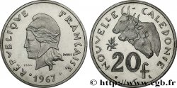 NOUVELLE CALÉDONIE Essai de 20 Francs 1967 Paris