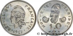 NUEVAS HÉBRIDAS (VANUATU desde 1980) Essai de 10 Francs 1967 Paris