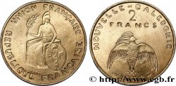 NEW CALEDONIA Essai de 2 Francs avec listel en relief 1948 Paris