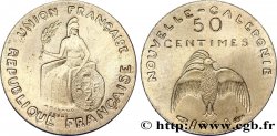 NOUVELLE CALÉDONIE Essai de 50 Centimes sans listel 1948 Paris