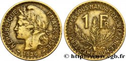 CAMEROON - FRENCH MANDATE TERRITORIES 1 Franc 1926 Paris