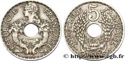 FRANZÖSISCHE-INDOCHINA 5 Centièmes 1937 Paris