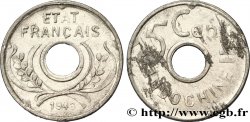 INDOCHINE FRANÇAISE 5 Centièmes 1943 Hanoï
