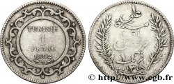 TUNISIA - FRENCH PROTECTORATE 1 Franc AH1309 1892 Paris