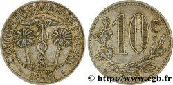 ARGELIA 10 Centimes Chambre de Commerce d’Alger caducéee netre deux palmiers 1916 