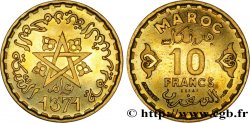 MARUECOS - PROTECTORADO FRANCÉS Essai de 10 Francs AH 1371 1952 Paris