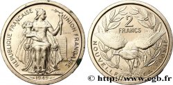 NUOVA CALEDONIA Essai de 2 Francs 1949 Paris 