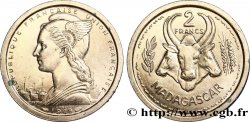 MADAGASCAR - UNIóN FRANCESA Essai de 2 Francs 1948 Paris