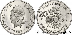 FRENCH POLYNESIA Essai de 20 Francs Marianne 1967 Paris