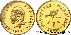 NUEVAS HÉBRIDAS (VANUATU desde 1980) Essai de 1 Franc 1970 Paris