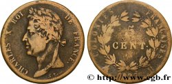 COLONIES FRANÇAISES - Charles X, pour la Martinique et la Guadeloupe 5 Centimes Charles X 1827 La Rochelle - A