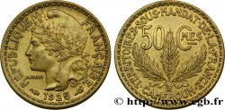 CAMEROON - FRENCH MANDATE TERRITORIES 50 Centimes 1925 Paris
