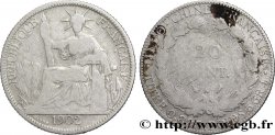 FRANZÖSISCHE-INDOCHINA 20 Centièmes 1902 Paris