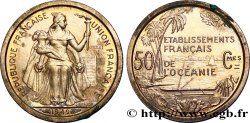 POLYNÉSIE FRANÇAISE - Océanie française Essai de 50 Centimes établissements français de l’Océanie 1949 Paris