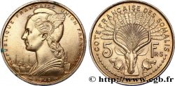 CÔTE FRANÇAISE DES SOMALIS Essai de 5 Francs 1948 Paris