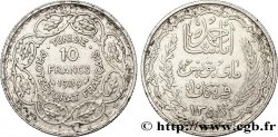 TUNEZ - Protectorado Frances 10 Francs au nom du Bey Ahmed an 1358 1939 Paris