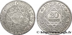 MAROC - PROTECTORAT FRANÇAIS 20 Francs AH 1352 1933 Paris