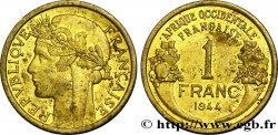 FRANZÖSISCHE WESTAFRIKA 1 Franc Morlon 1944 Londres