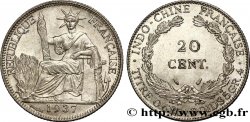 FRENCH INDOCHINA 20 Centièmes 1937 Paris