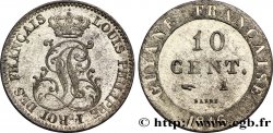 FRANZÖSISCHE-GUAYANA 10 Cent. (imes) monogramme de Louis-Philippe 1846 Paris