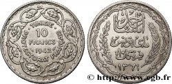 TUNESIEN - Französische Protektorate 10 Francs au nom du Bey Ahmed an 1361 1942 Paris