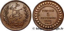 TUNISIE - PROTECTORAT FRANÇAIS 5 Centimes AH1309 1892 Paris