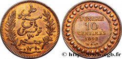 TUNISIE - PROTECTORAT FRANÇAIS 10 Centimes AH1310 1892 Paris