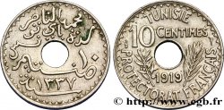 TUNISIA - FRENCH PROTECTORATE 10 Centimes AH1338 1920 Paris