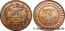 TUNISIA - FRENCH PROTECTORATE 10 Centimes AH1336 1917 Paris