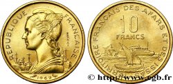 DJIBUTI - Territorio francese degli Afar e degli Issa Essai de 10 Francs Marianne / voilier et paquebot 1969 Paris