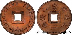 FRENCH INDOCHINA 1 Sapèque (1/500 de Piastre) 1901 Paris