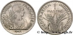 INDOCHINA 1 Piastre Union Française - Fédération Indochinoise 1947 Paris
