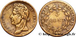 FRENCH COLONIES - Charles X, for Guyana and Senegal 5 Centimes Charles X 1825 Paris - A