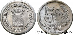 ALGÉRIE 5 Centimes Chambre de Commerce d’Oran 1921