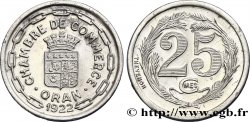 ALGERIA 25 Centimes Chambre de Commerce d’Oran 1922 