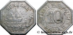 AFRIQUE FRANÇAISE - SÉNÉGAL 10 Centimes Chambre de Commerce Dakar 1920