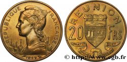 REUNION INSEL 20 Francs Marianne / armes 1969 Paris