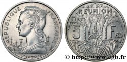 REUNION INSEL 5 Francs Marianne / canne à sucre 1972 Paris
