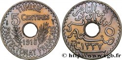 TUNISIA - FRENCH PROTECTORATE 5 Centimes AH 1337 1918 Paris