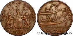 ISOLA DE FRANCIA (MAURITIUS) XX (20) Cash East India Company 1803 Madras