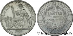 INDOCHINE FRANÇAISE 1 Piastre de Commerce 1907 Paris