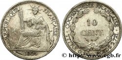 FRENCH COCHINCHINA 10 Centimes 1884 Paris
