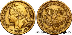 CAMERUN - Mandato Francese 50 Centimes 1926 Paris