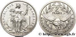 NEUKALEDONIEN 2 Francs I.E.O.M. représentation allégorique de Minerve / Kagu, oiseau de Nouvelle-Calédonie 1995 Paris