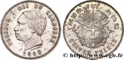 CAMBOGIA 4 Francs Norodom Ier 1860 Bruxelles 