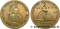 FRENCH POLYNESIA - French Oceania Essai de 2 Francs type sans listel 1948 Paris
