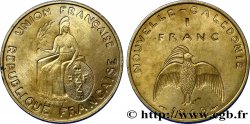 NEUKALEDONIEN Essai de 1 Franc avec listel en relief 1948 Paris