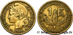 CAMEROUN - TERRITOIRES SOUS MANDAT FRANÇAIS 1 Franc 1924 Paris
